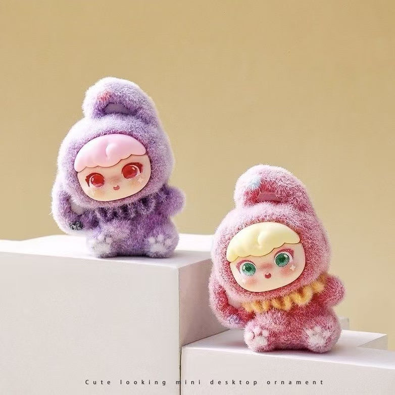 Flocked Tilt-Head Dora Cute Figurine