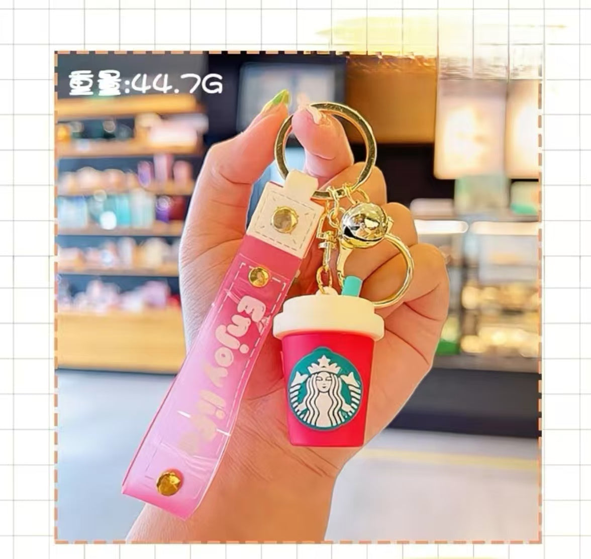 Cola, Pepsi, Coca-Cola, realistic soda can bottle, keychain ring, bag pendant