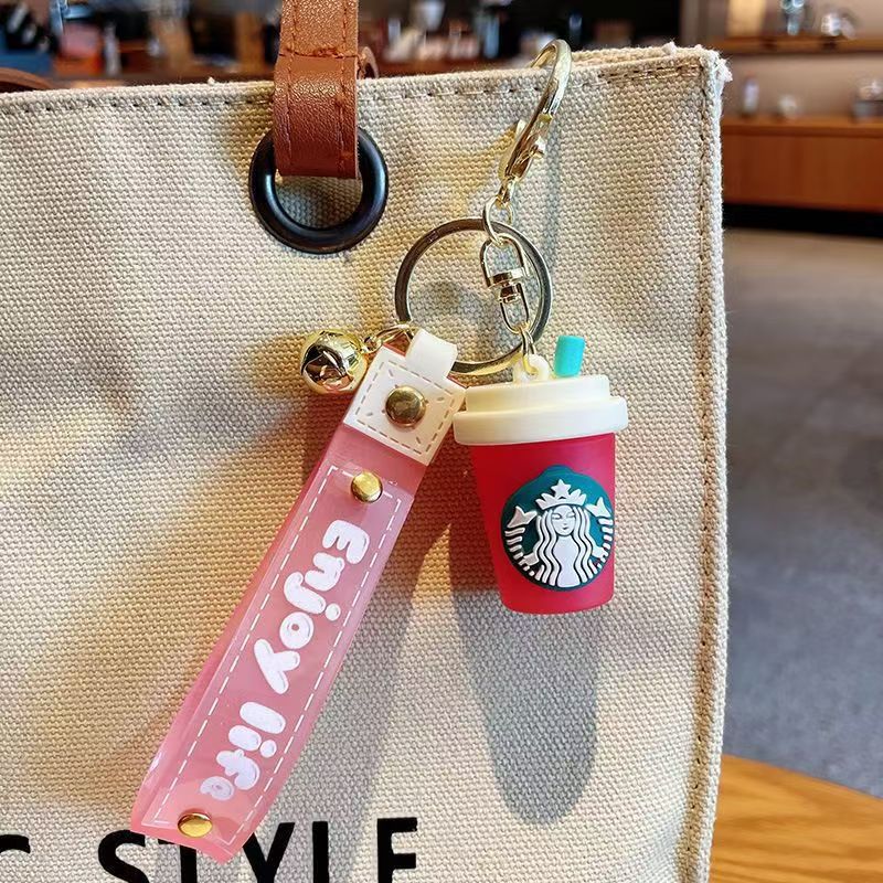 Cola, Pepsi, Coca-Cola, realistic soda can bottle, keychain ring, bag pendant