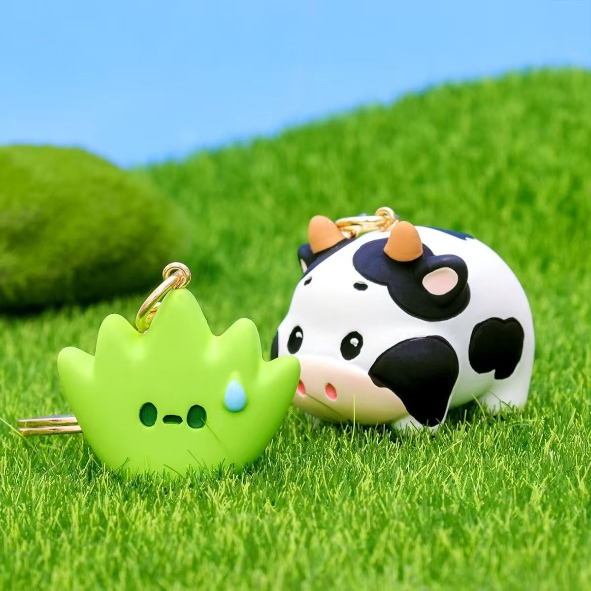 Cartoon, cute, couple style, keychain, backpack charm, creative gift