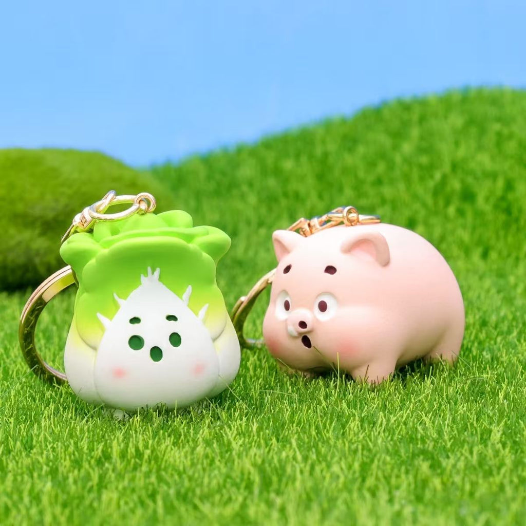 Cartoon, cute, couple style, keychain, backpack charm, creative gift