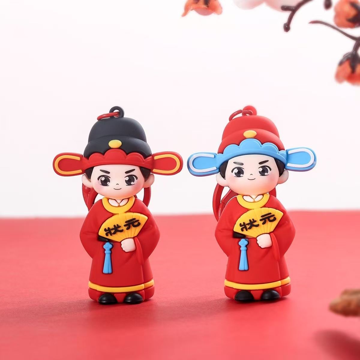 Top Scholar Keychain, Backpack Charm, Success in Exams（3 D Silicone）