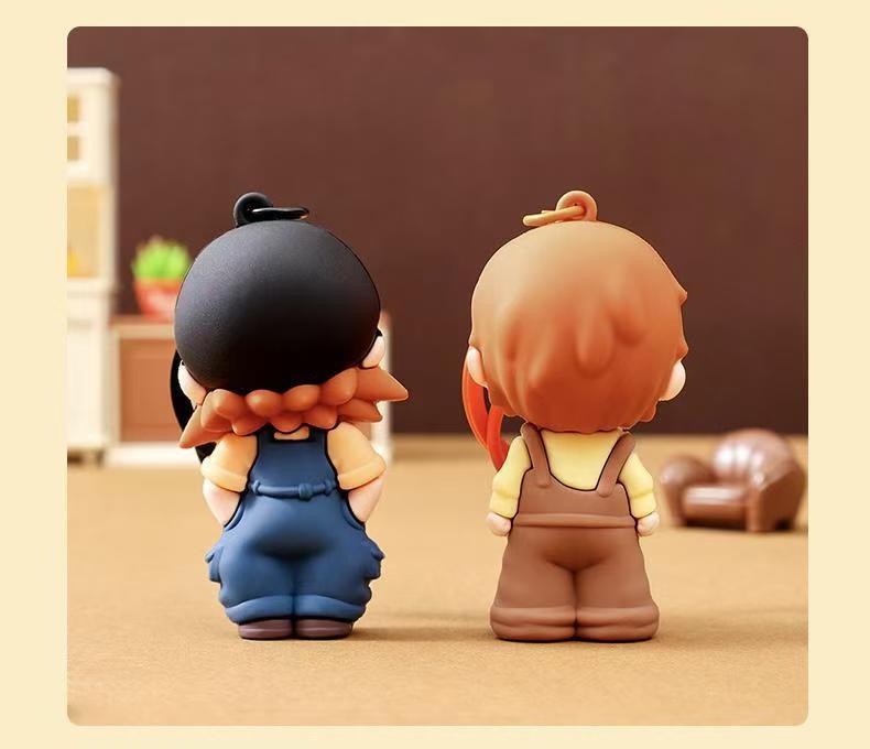 Boy+Girl Cartoon keychain pendant