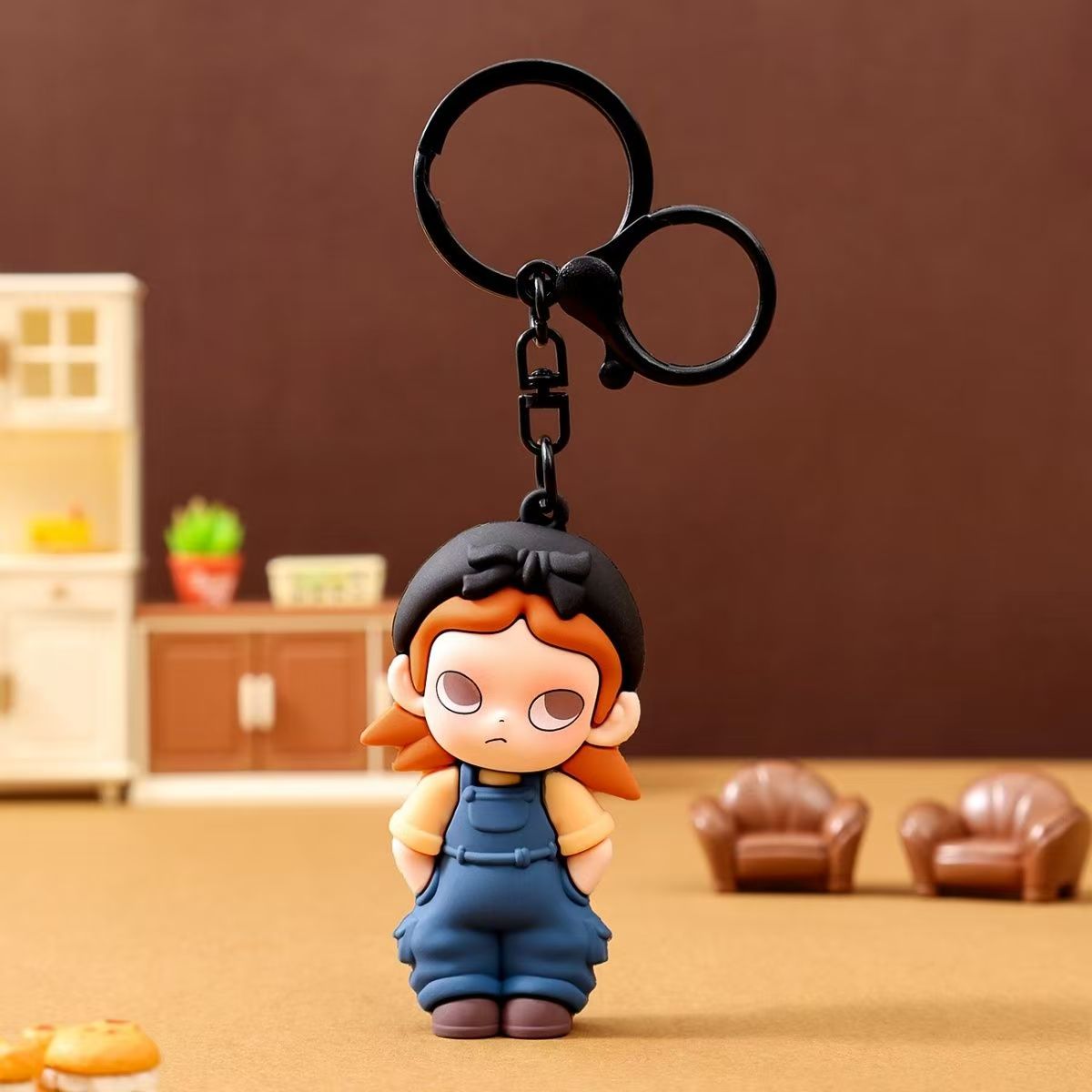 Boy+Girl Cartoon keychain pendant