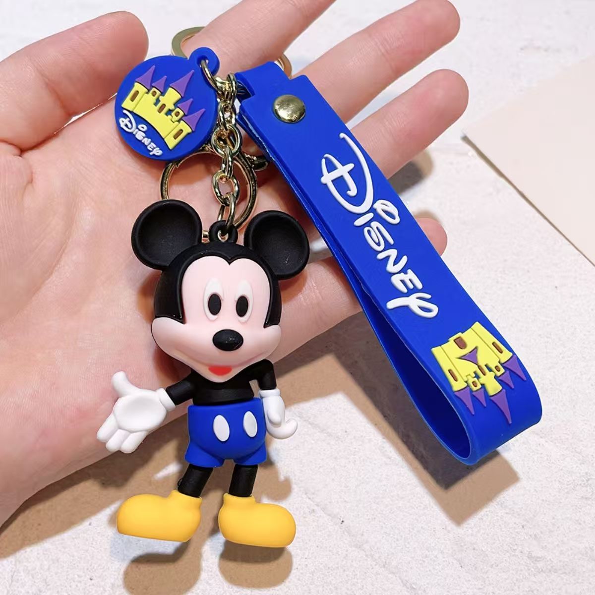 New Mickey and Minnie Keychain Pendant