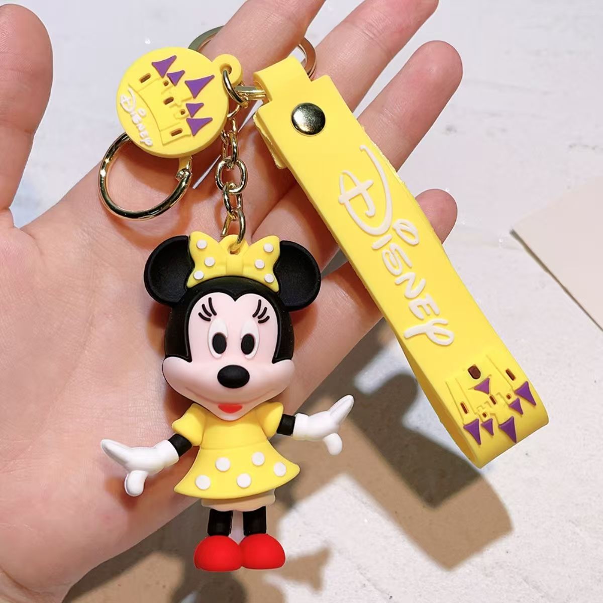 New Mickey and Minnie Keychain Pendant