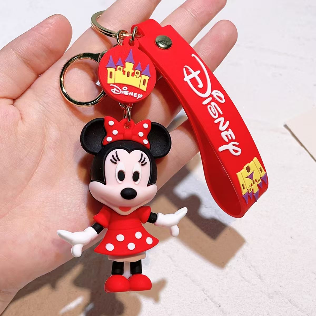 New Mickey and Minnie Keychain Pendant