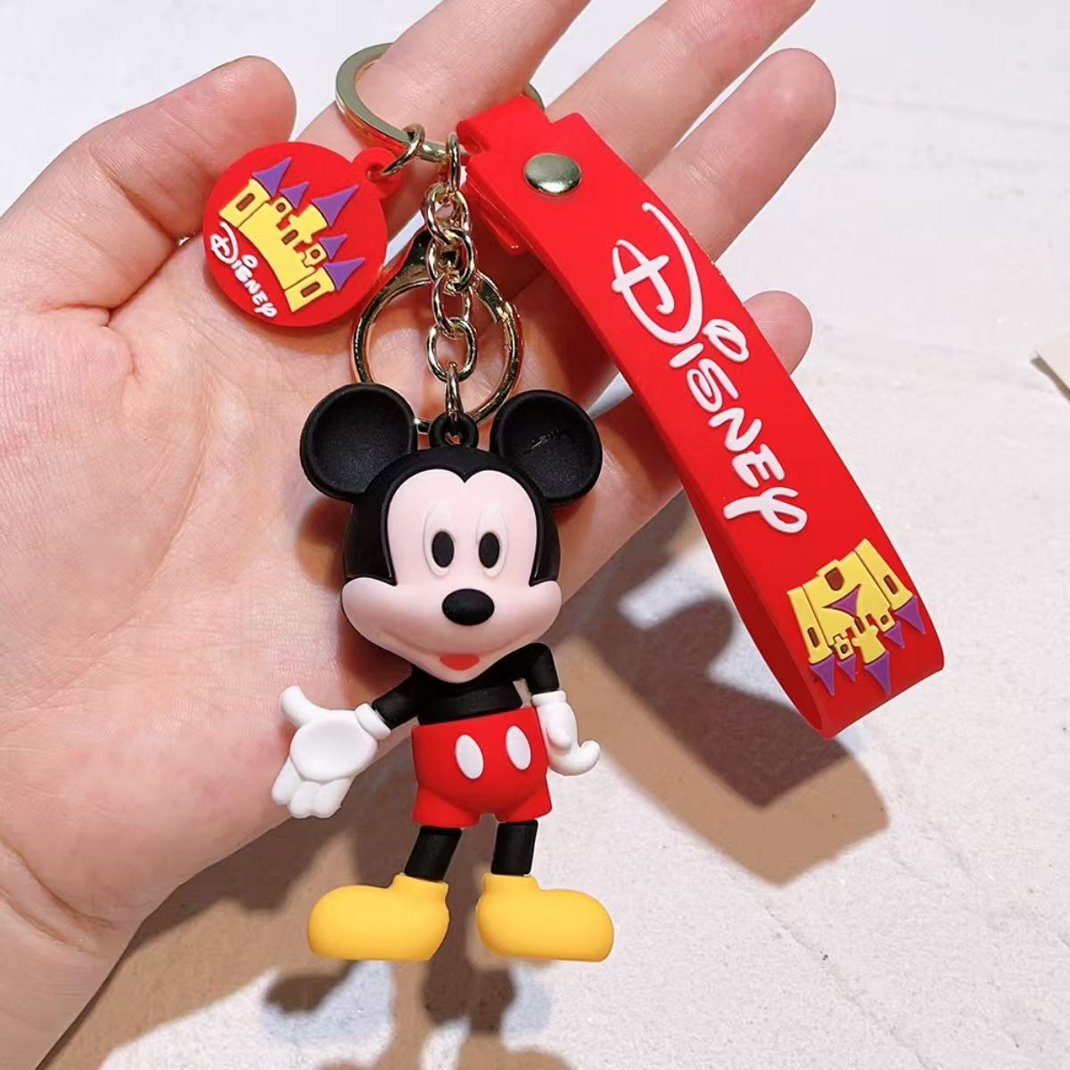 New Mickey and Minnie Keychain Pendant