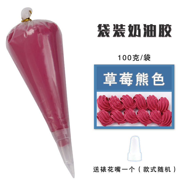 MOQ10, Cream glue, DIY phone case, 100g bag of cream glue Abubu