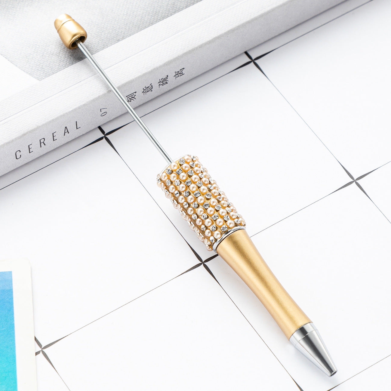 42-colour diamond &amp; diamond&nbsp; colorful-pearl DIY beaded pen