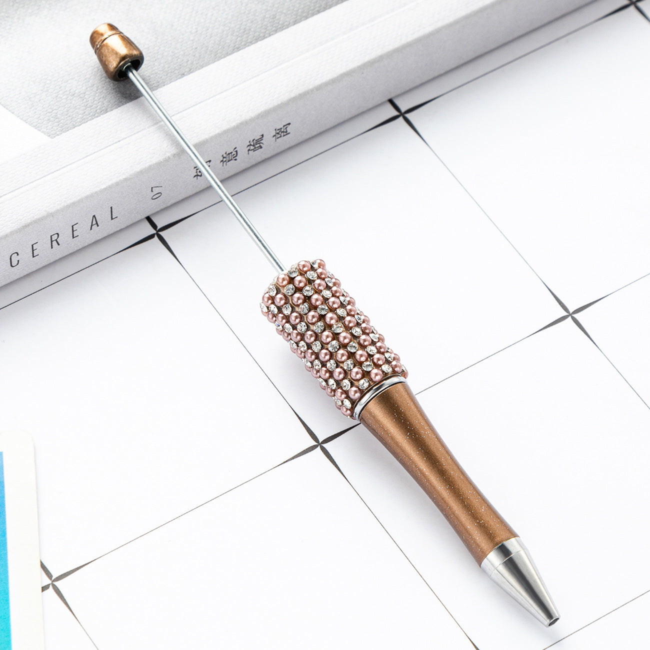 42-colour diamond &amp; diamond&nbsp; colorful-pearl DIY beaded pen