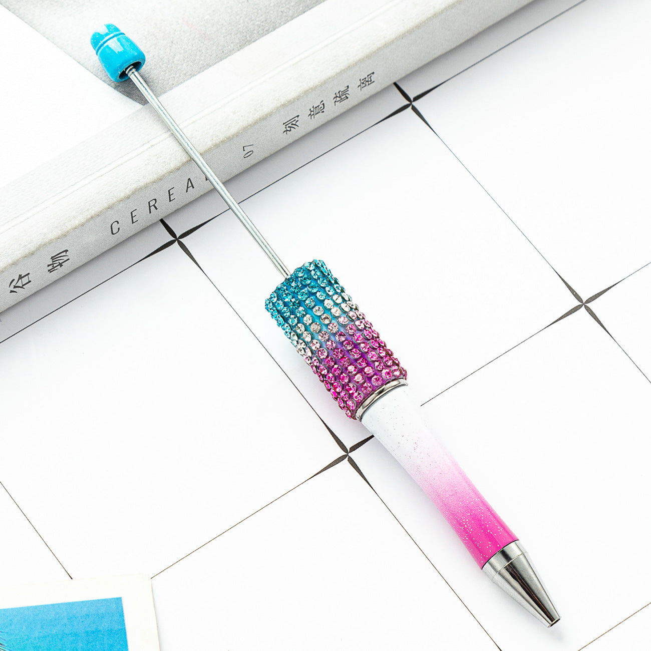 42-colour diamond &amp; diamond&nbsp; colorful-pearl DIY beaded pen
