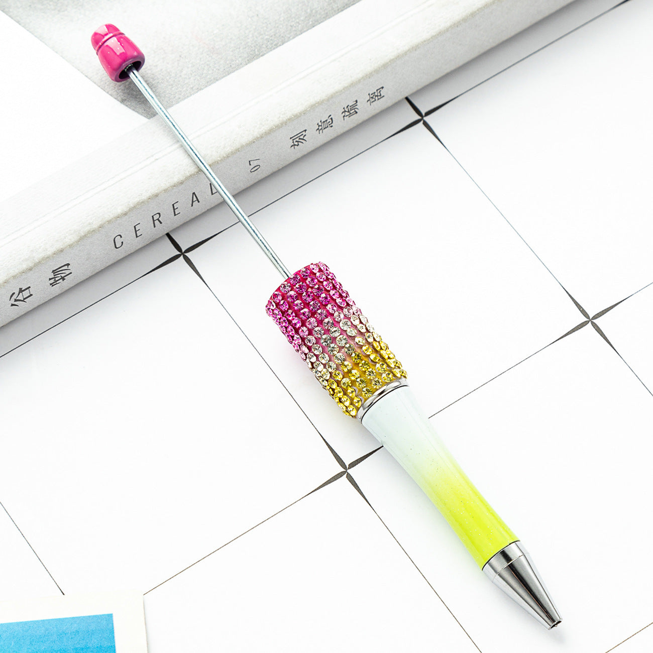 42-colour diamond &amp; diamond&nbsp; colorful-pearl DIY beaded pen
