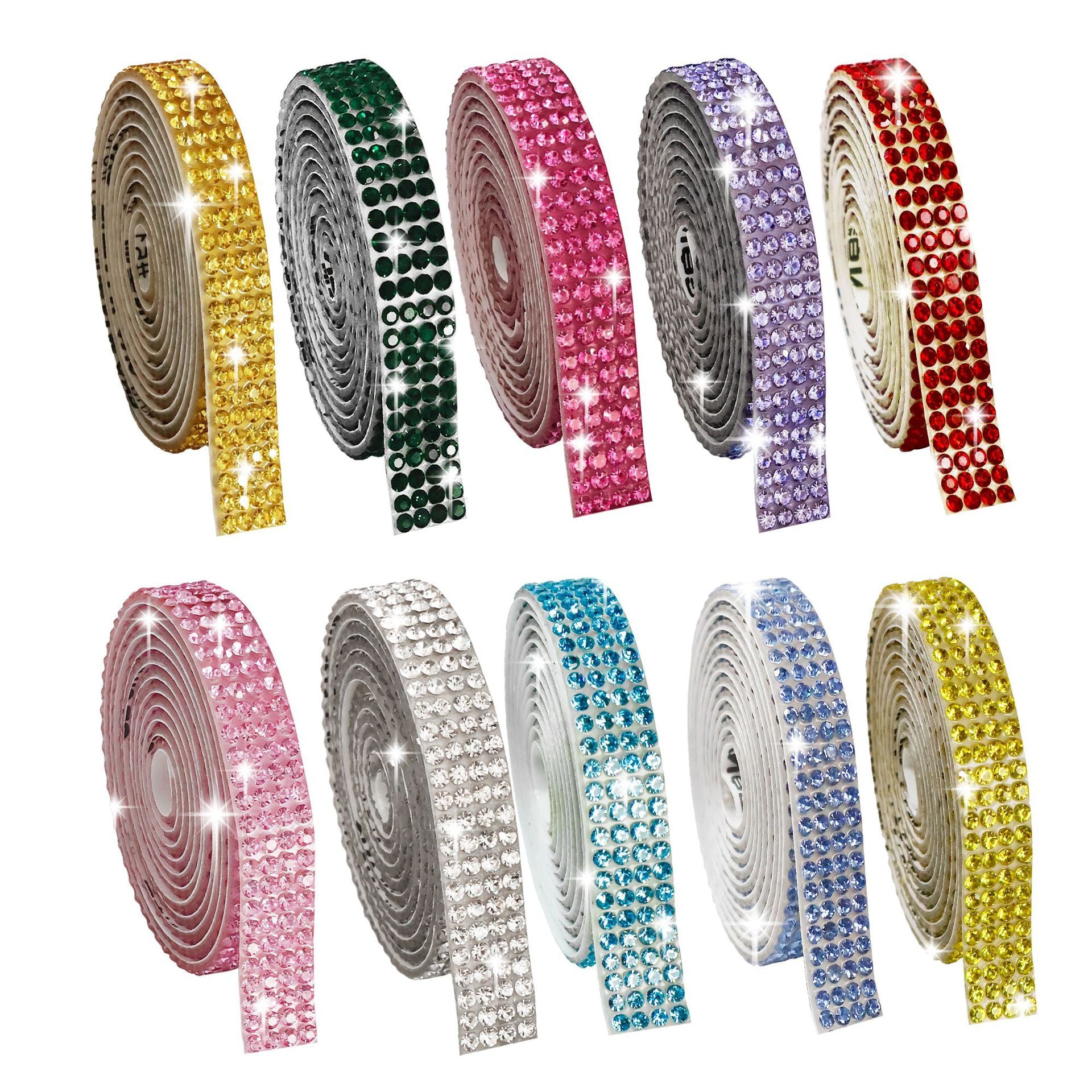 25-Color,16-Size,1Yard,Diamond sticker, comes with glue,length90cm
