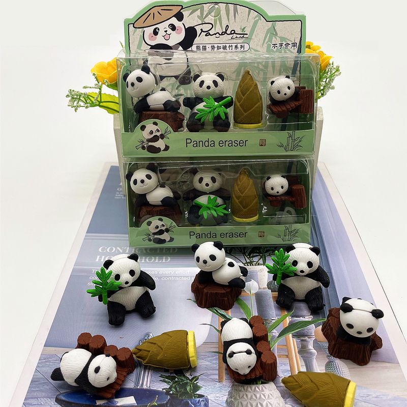 Panda Eraser Set (4PCS)