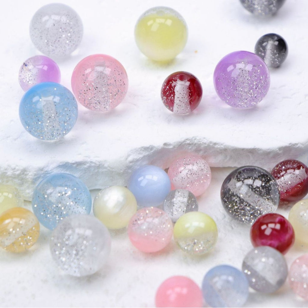 NO.20 Shimmery Silver  Resin Beads 满天星