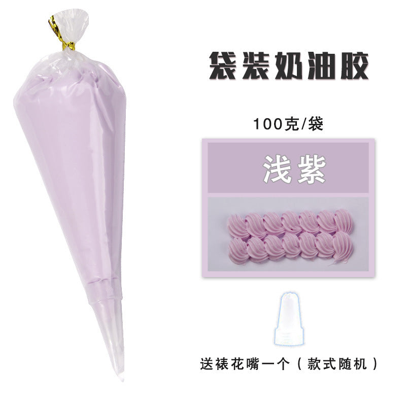 MOQ10, Cream glue, DIY phone case, 100g bag of cream glue Abubu