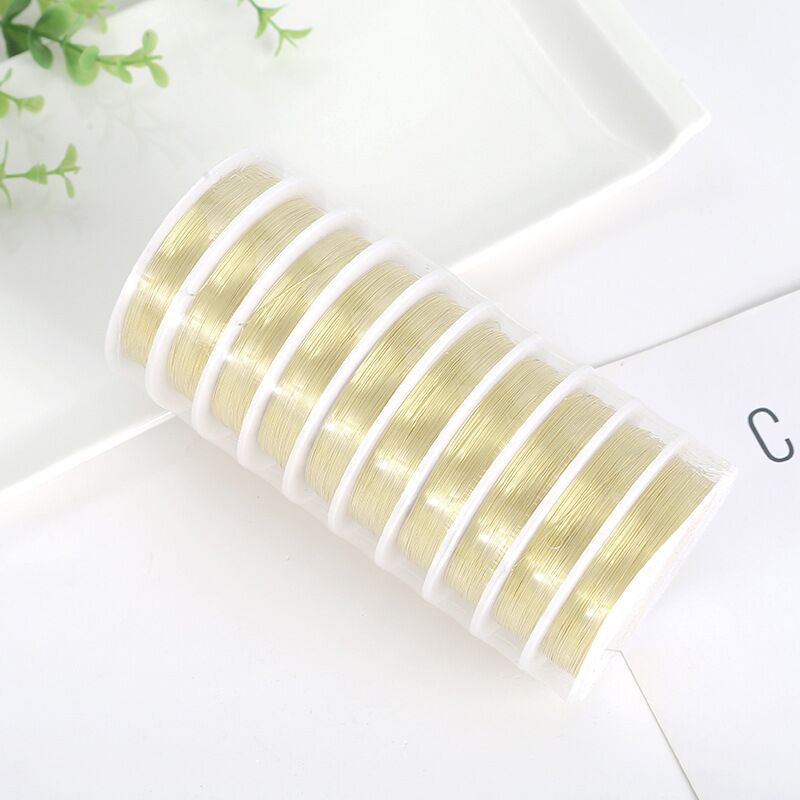 10 rolls per pack, DIY copper wire, styling color-retaining jewelry wire铜线