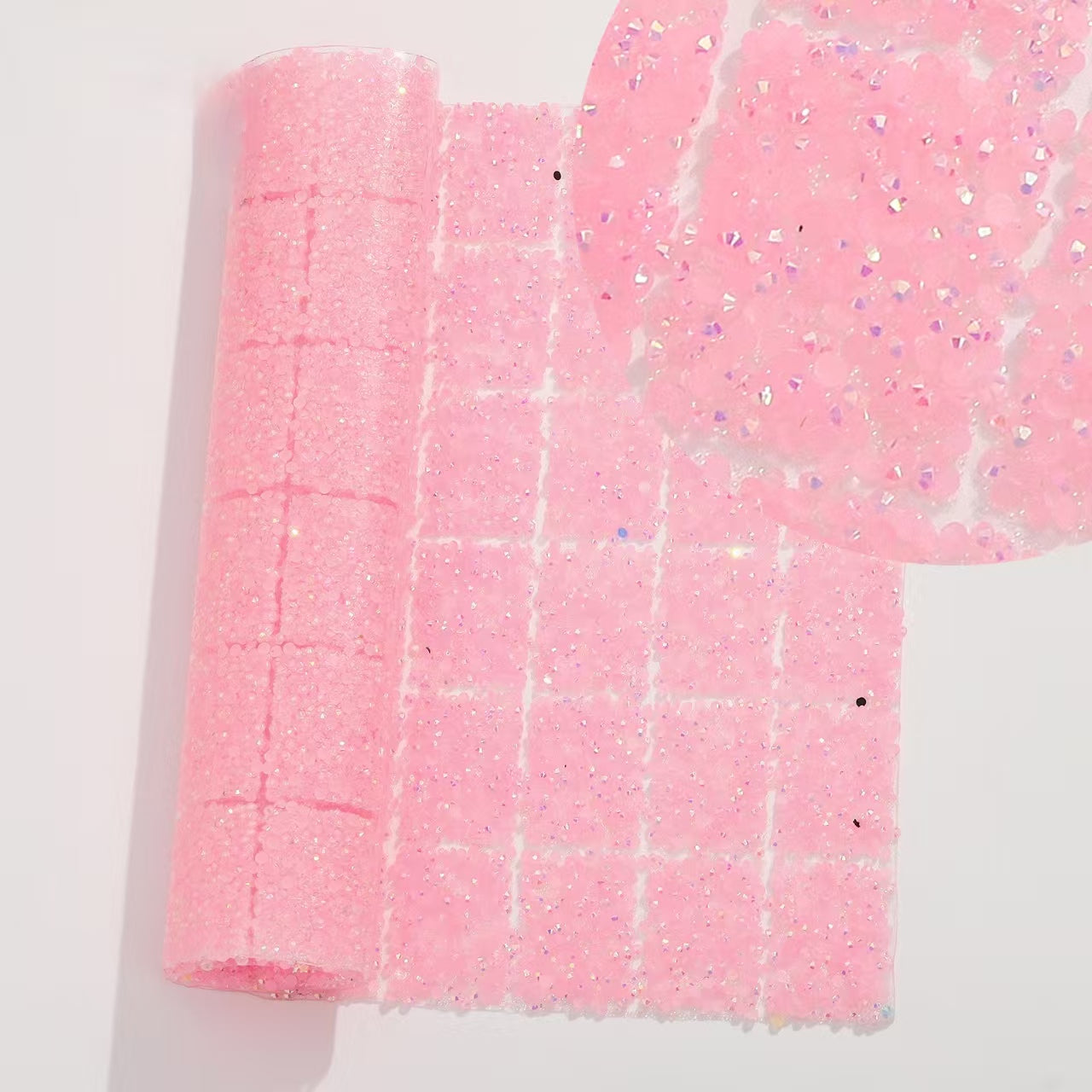 14-Color Flat Bottom Round Diamond Square Diamond, [Whole sheet 24*40cm, small squares 3*4cm]