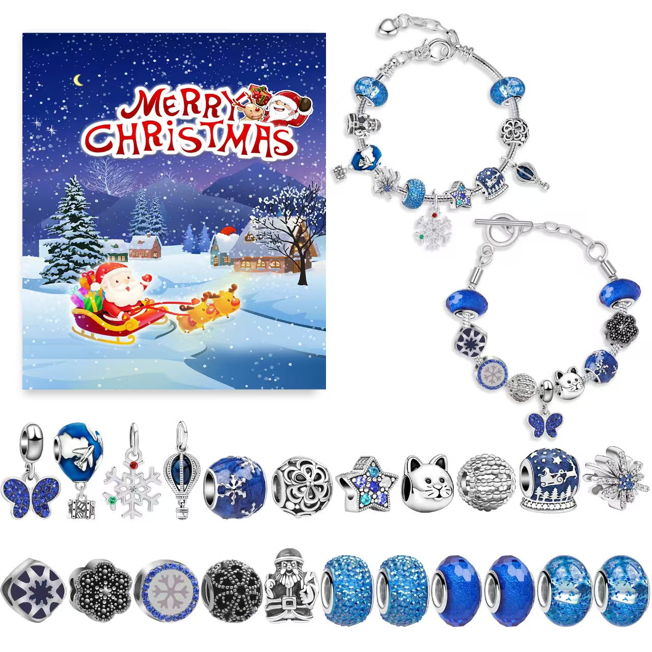 34Types, GIFT! Christmas Style DIY Beads Set