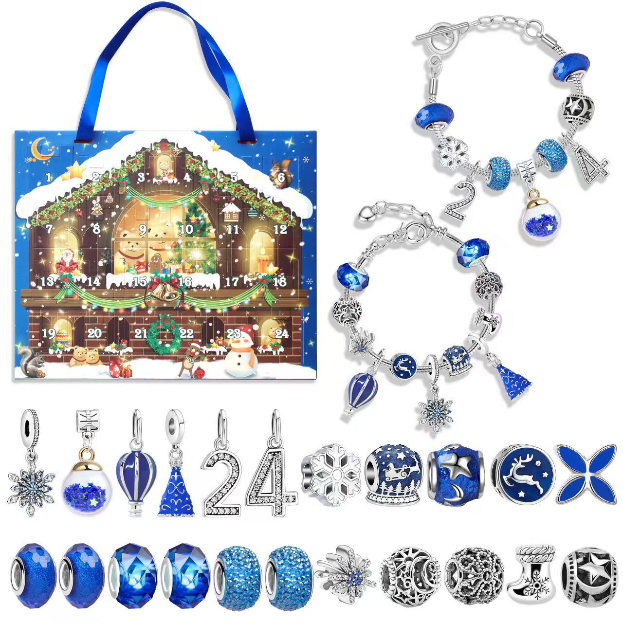 34Types, GIFT! Christmas Style DIY Beads Set