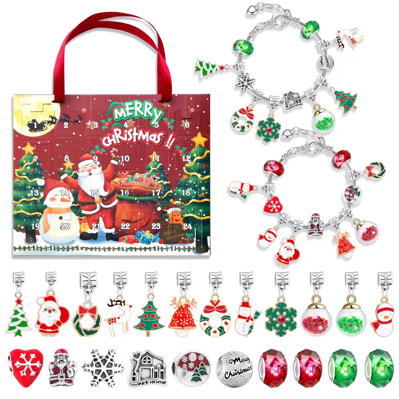 34Types, GIFT! Christmas Style DIY Beads Set