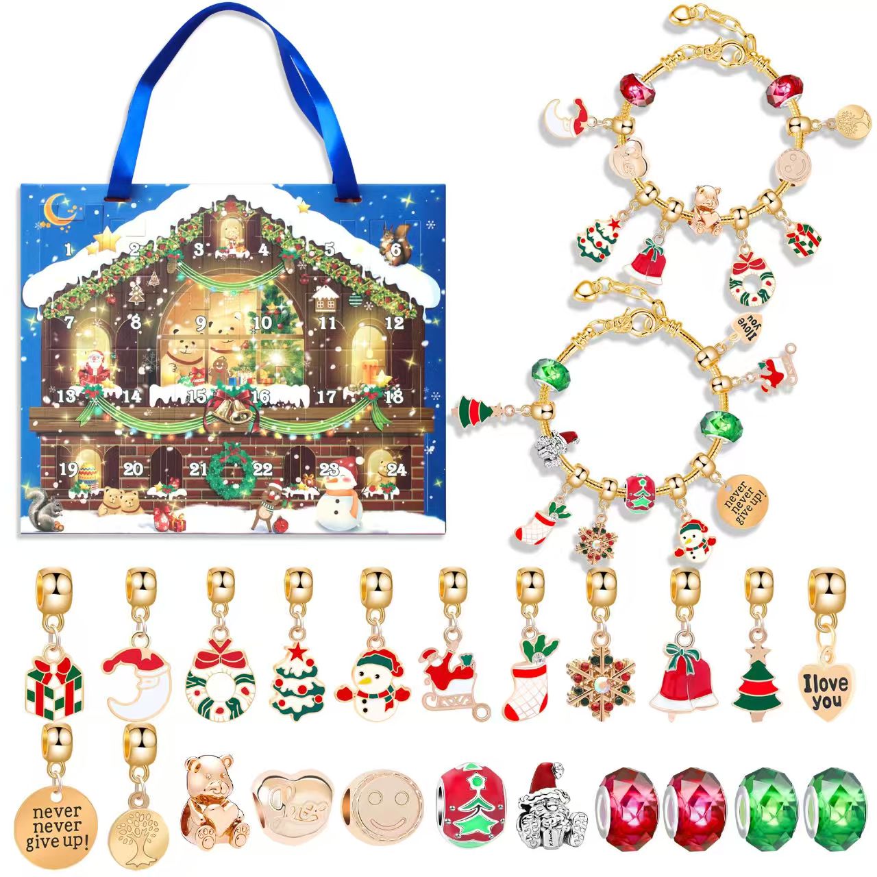 34Types, GIFT! Christmas Style DIY Beads Set
