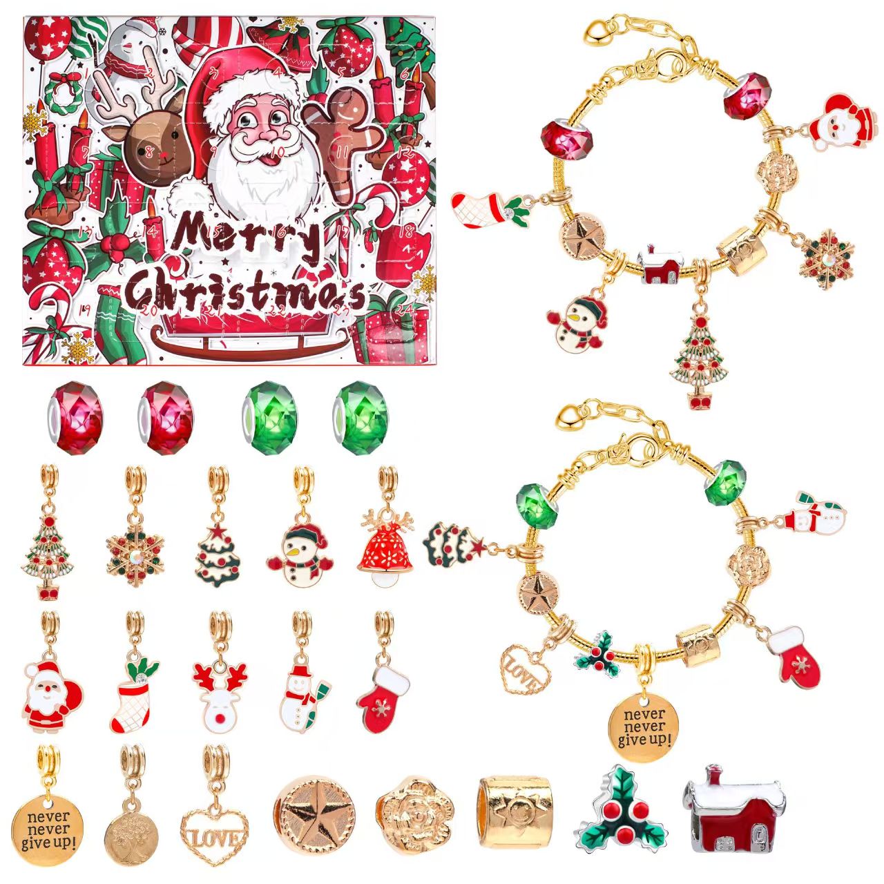 34Types, GIFT! Christmas Style DIY Beads Set