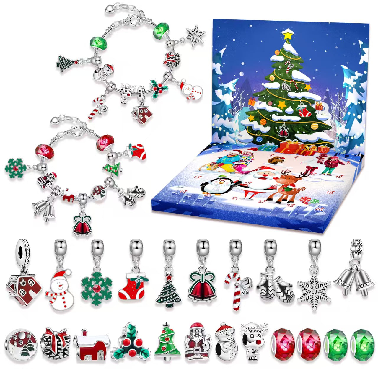 34Types, GIFT! Christmas Style DIY Beads Set