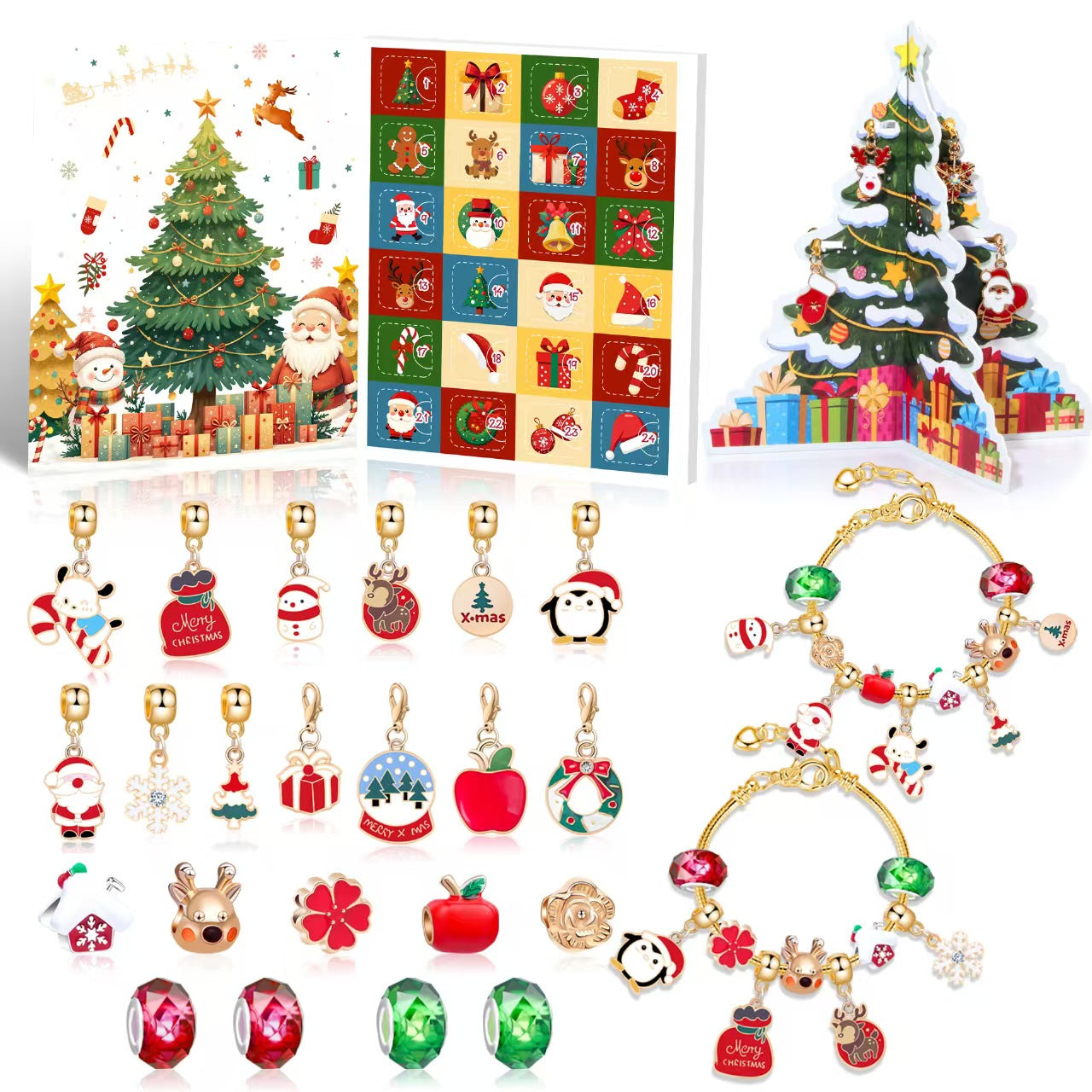 34Types, GIFT! Christmas Style DIY Beads Set