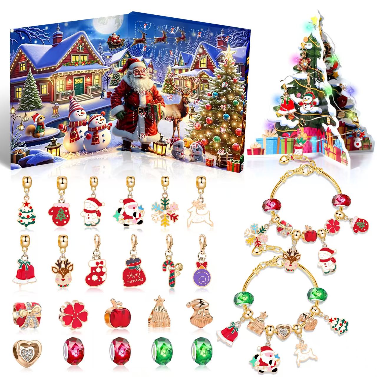 34Types, GIFT! Christmas Style DIY Beads Set