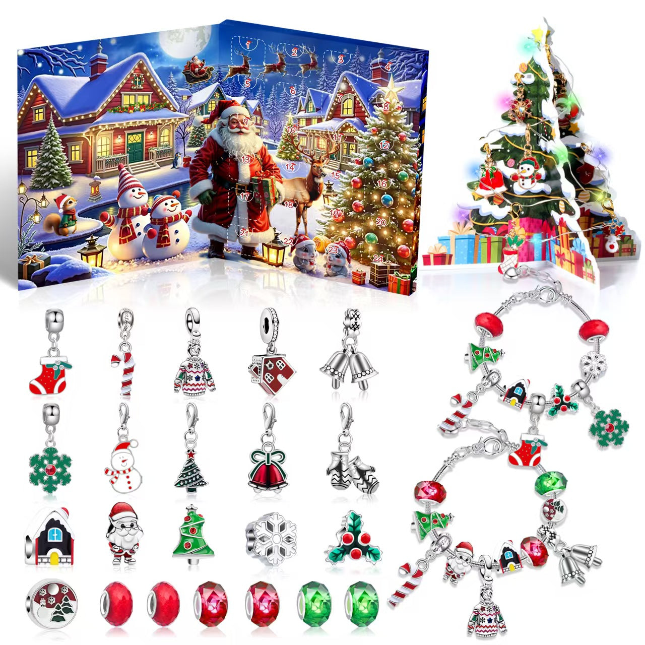 34Types, GIFT! Christmas Style DIY Beads Set