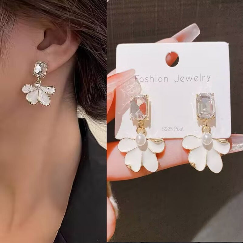 E14,S925 Silver Needle Earrings C