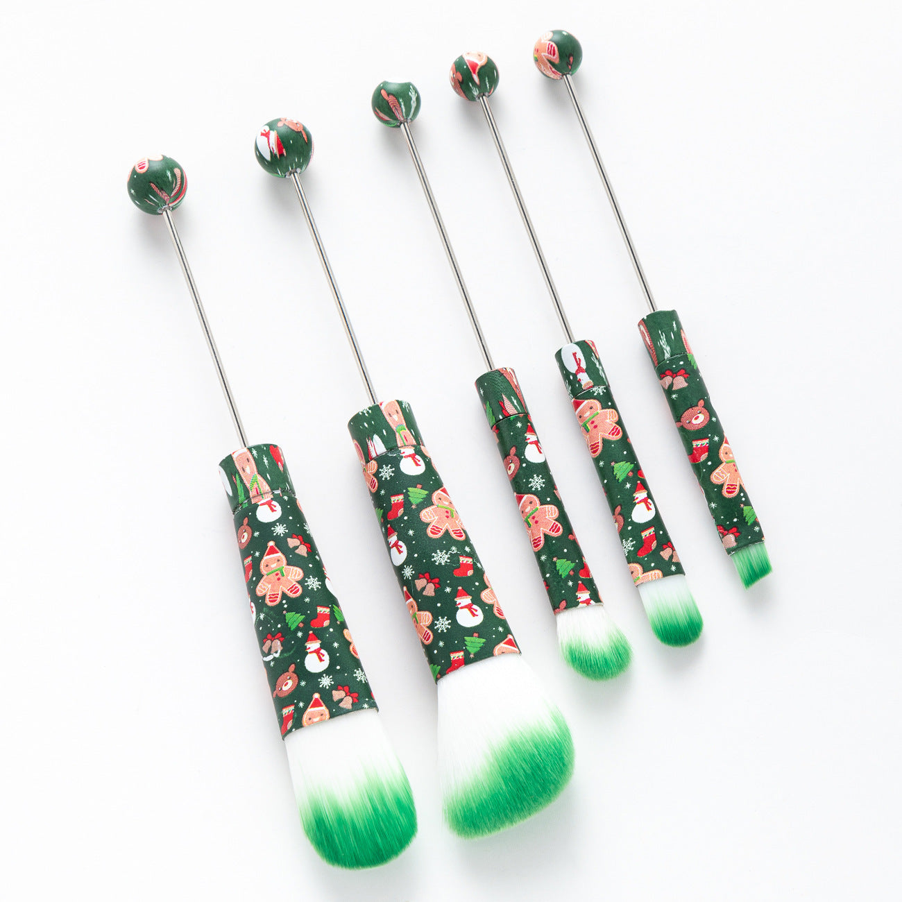 15-COLOR DIY Beaded Makeup Brush Set B