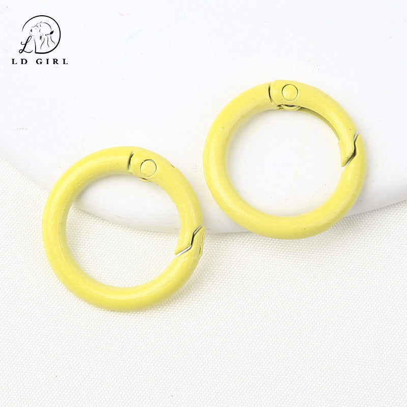 A25mm Color Painted Round Spring Buckle