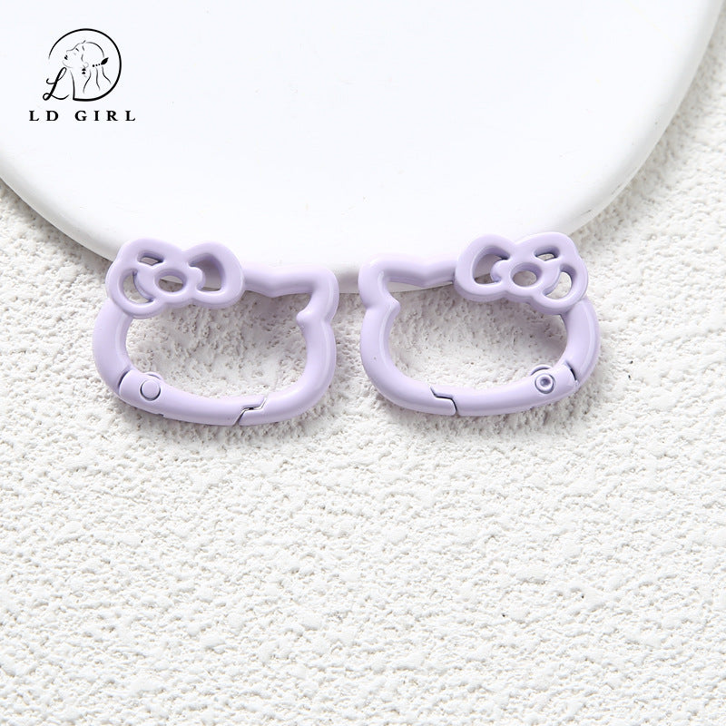 AKT spring ring, colored opening, spring buckle