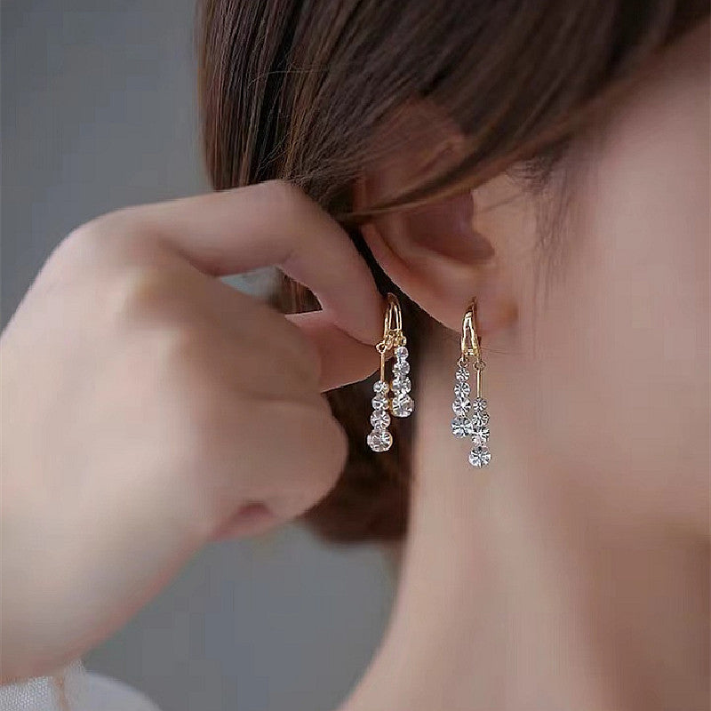 E14,S925 Silver Needle Earrings C
