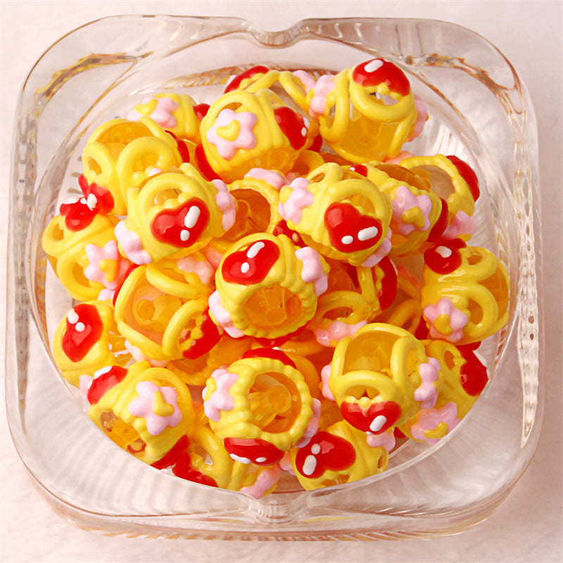 No.2 Hand-painted beads/bead pens/DIY mobile phone chain/car hanging/bag hanging/