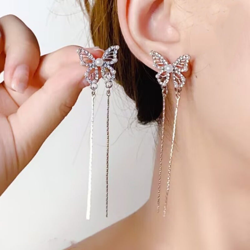 E14,S925 Silver Needle Earrings C