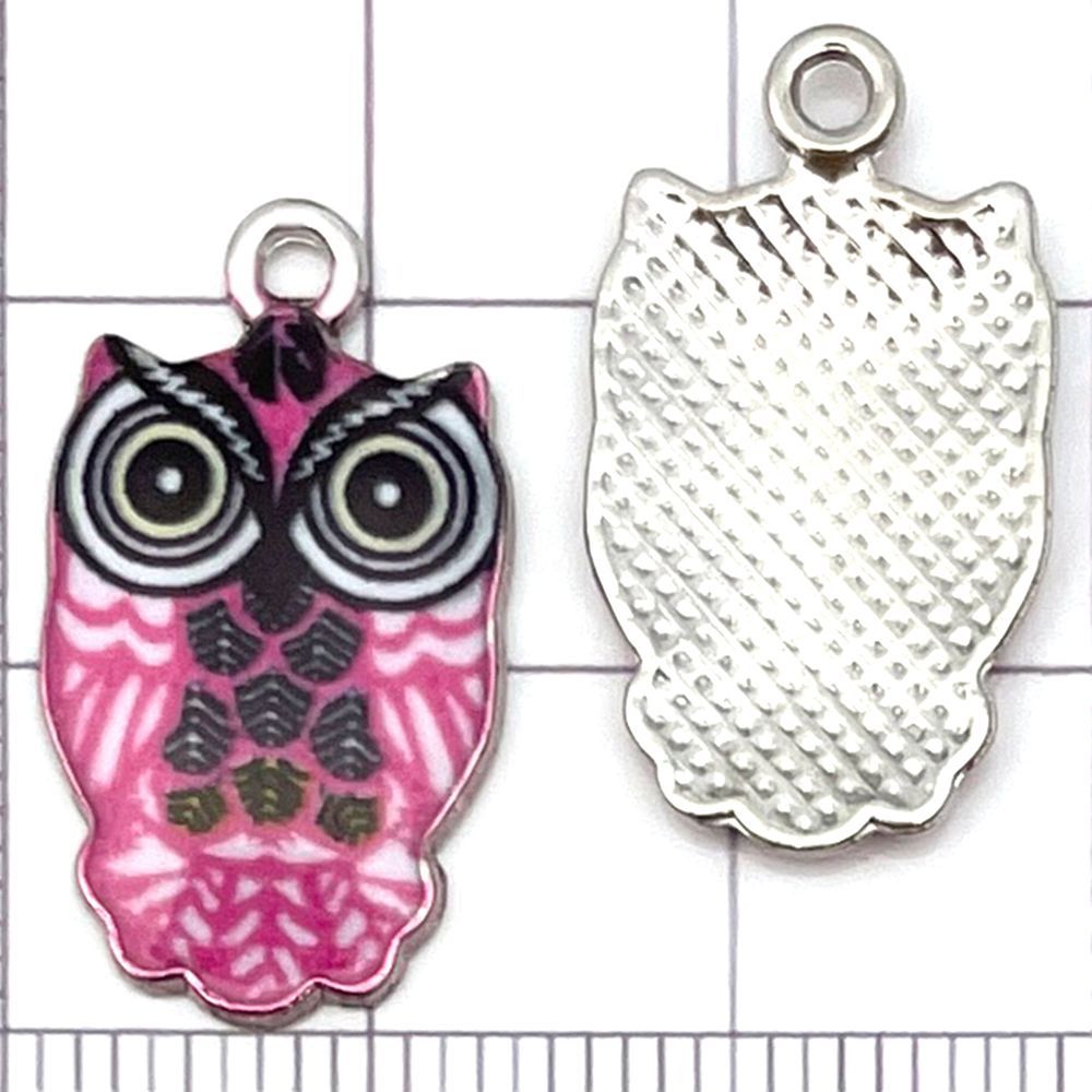 NO.17 Mix 20 metal owl pendants