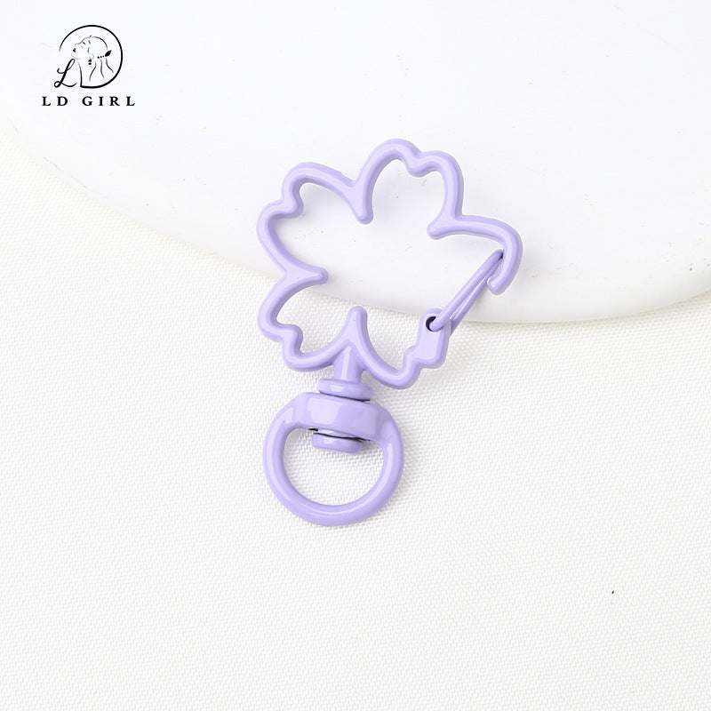 A Sakura spring chain, special-shaped key ring chain