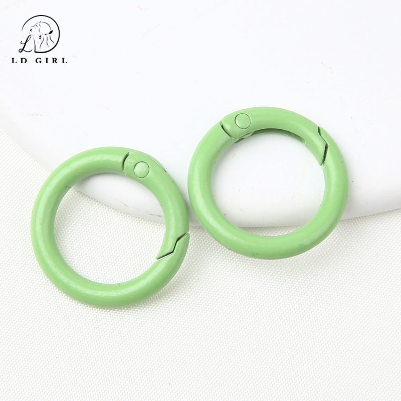 A25mm Color Painted Round Spring Buckle