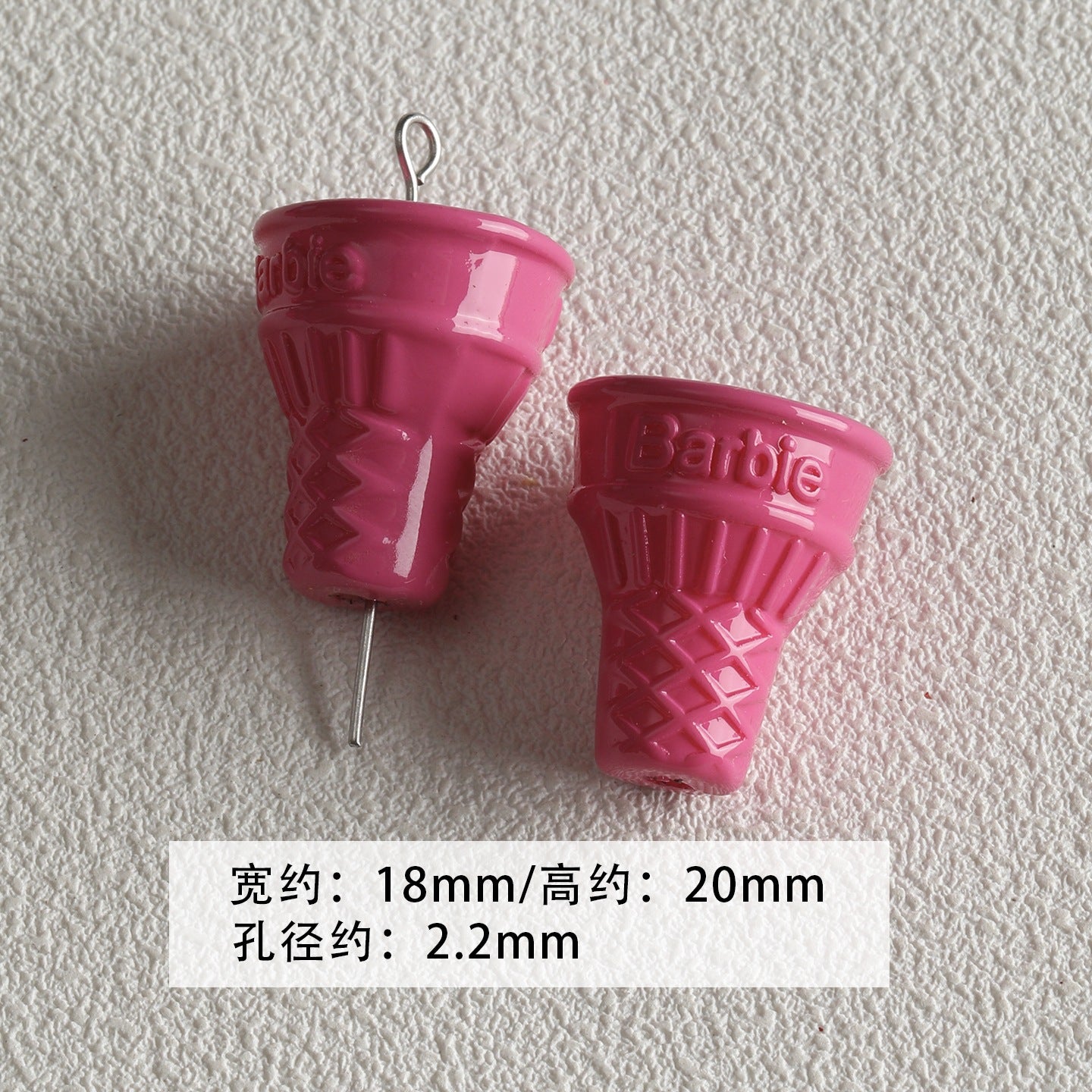 Acrylic paint/stars/love/beaded DIY accessories【辣妹粉】