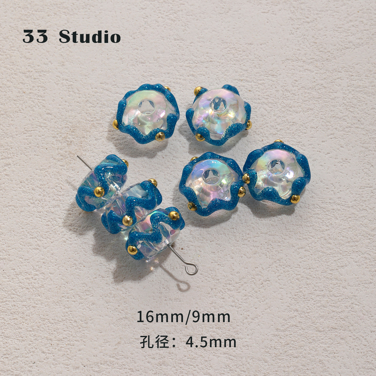 Heavy industry hand-painted beads/glazed beads/partition beads/DIY accessories