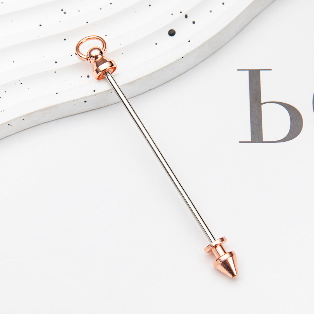 5-Color DIY creative bullet, willow nail, double head screw removable, DIY beaded keychain pendant, willow nail metal nail