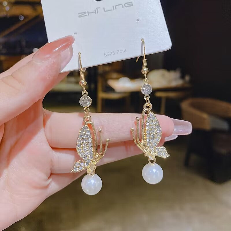 E14,S925 Silver Needle Earrings C