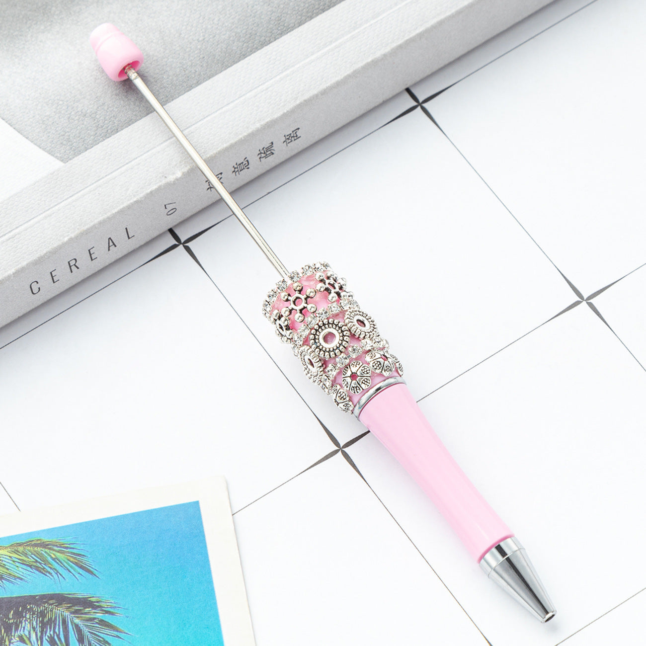 DIY Ball Pen, Vintage Flower Ball Pen
