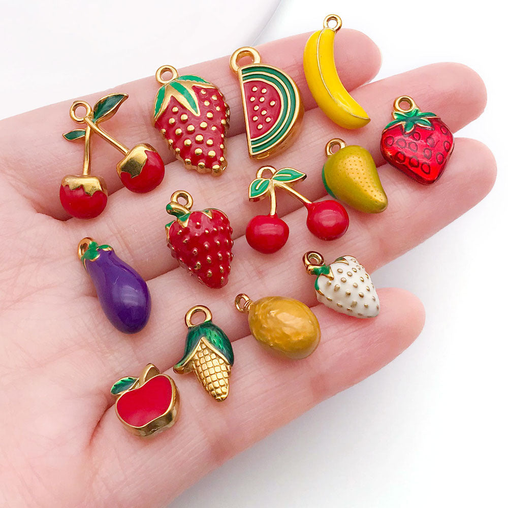 NO.1  Fruit 3DBracelet Necklace Jewelry Accessories