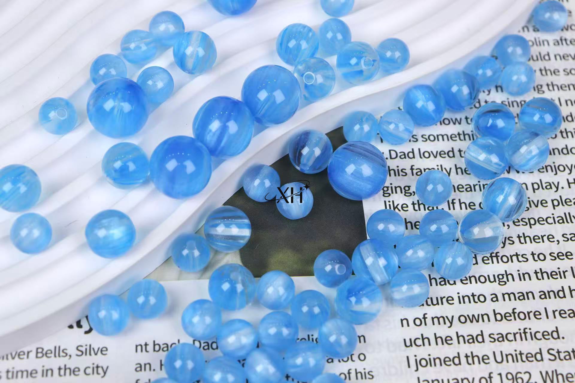 NO.16 Dreamy Moonlight  Resin Beads 白月光（鎏银）