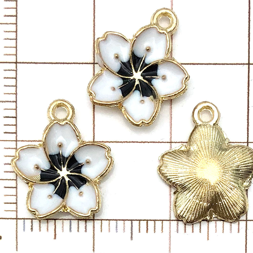 NO.24 Mixed 20 white gold plated enamel charm metals, alloys